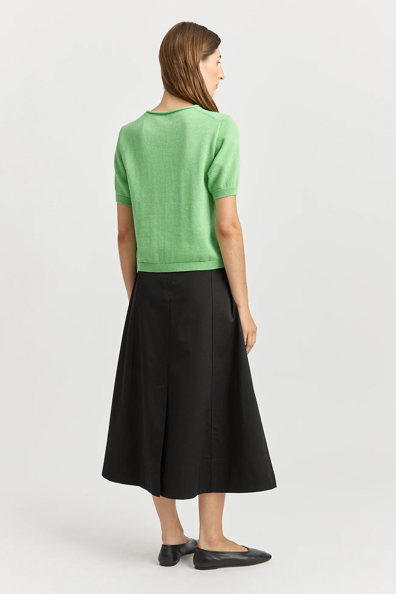 SHORT SLEEVE KNIT in Agave by Toorallie