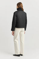 PADDED WOOL JACKET in Black by Toorallie 