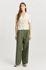 SHORT SLEEVE KNIT in Jute by Toorallie