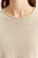 SHORT SLEEVE KNIT in Jute by Toorallie