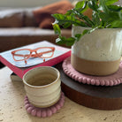 FELT COASTER SET is Vintage Rose by Home Dwellers