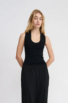 TROPEA TOP in Black by Mael Brand