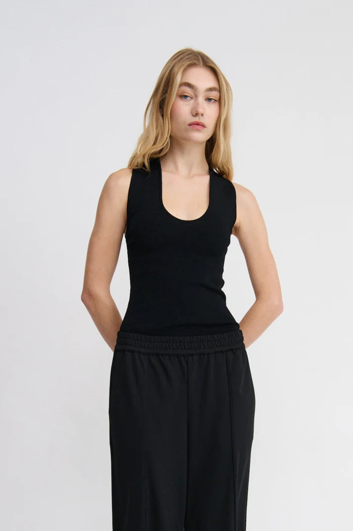 TROPEA TOP in Black by Mael Brand
