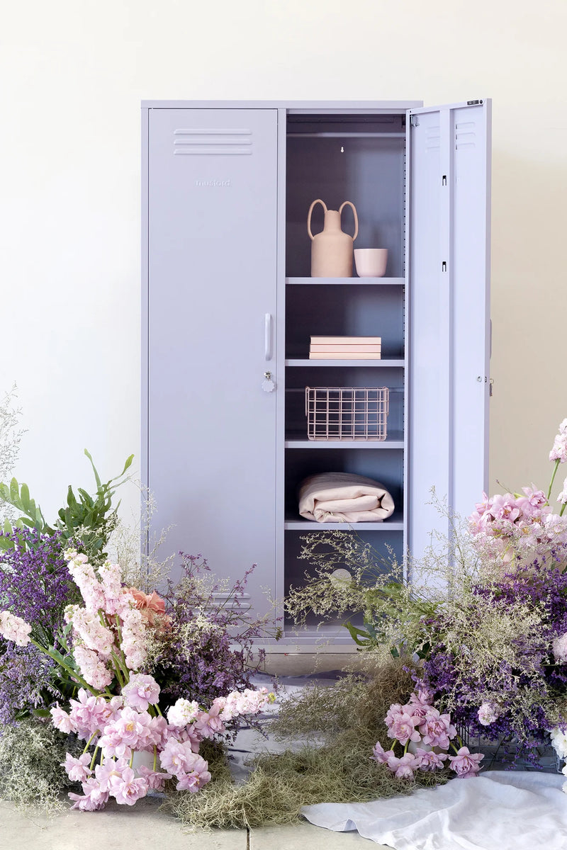 The Twinny Locker in Lilac by MUSTARD MADE