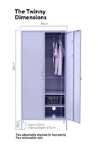 The Twinny Locker in Lilac by MUSTARD MADE