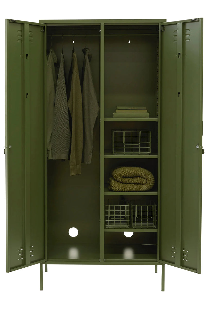 The Twinny Locker in Olive by MUSTARD MADE