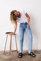 VACAY JEAN | Long 70s Blue - Darling & Domain