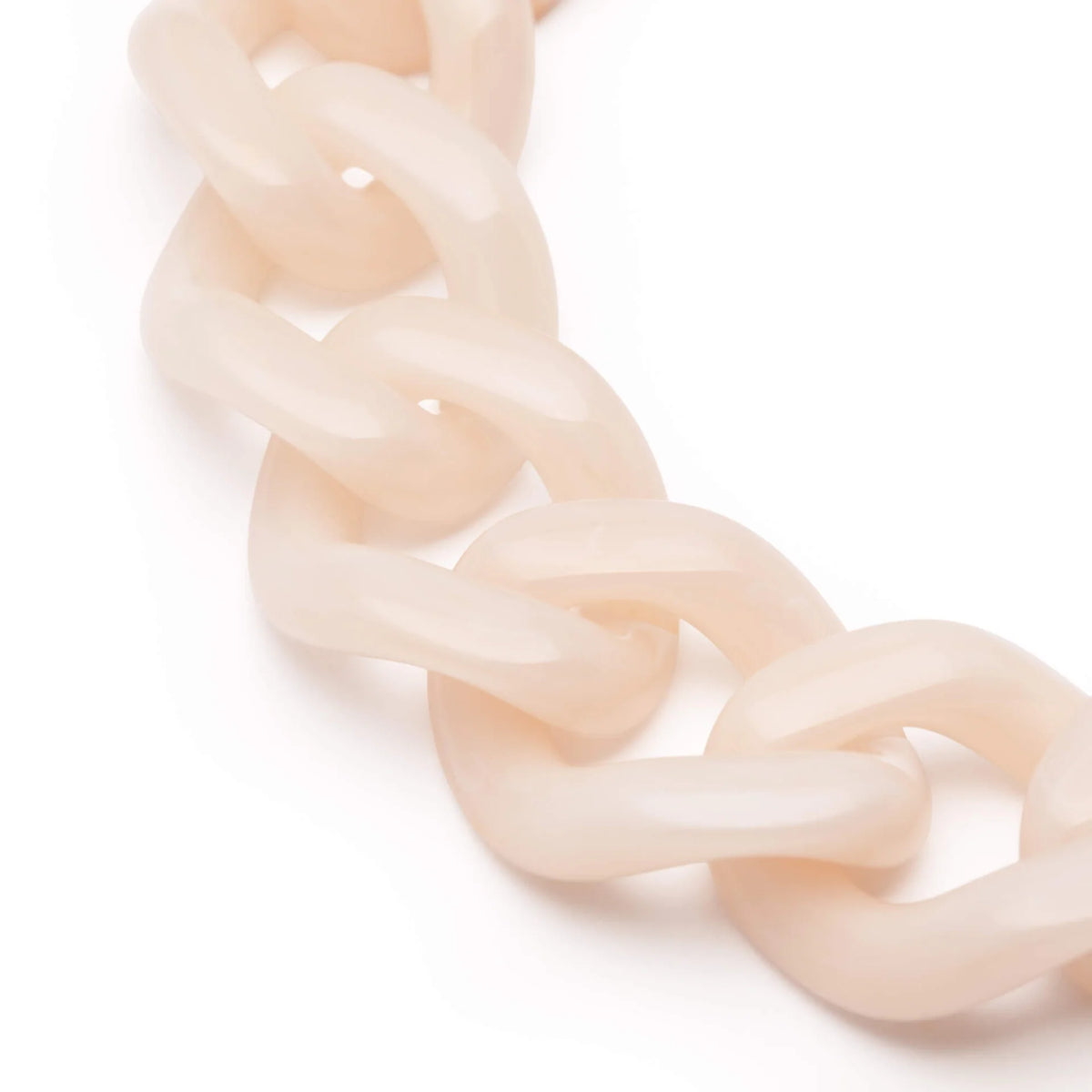FLAT CHAIN BRACELET in Latte Marble by Vanessa Baroni