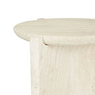 VENUS REVOLVE SIDE TABLE in Natural Travertine by GlobeWest at Darling & Domain
