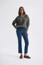 VACAY JEAN HEMMED in Brentwood Blue by Kireina