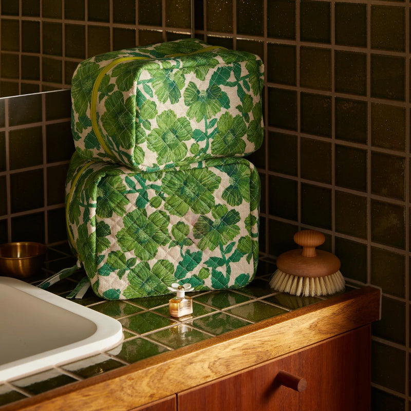 TOILETRY BAG in Leon Emerald from Bonnie and Neil