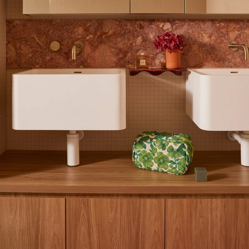 TOILETRY BAG in Leon Emerald from Bonnie and Neil