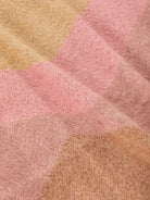 MOHAIR GEOMETRIC THROW in Pink from Bonnie and Neil