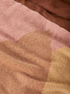 MOHAIR GEOMETRIC THROW in Pink from Bonnie and Neil