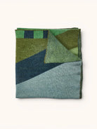 MOHAIR GEOMETRIC THROW in Green from Bonnie and Neil