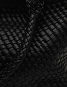 WOVEN TOTE BAG in Black by La Tribe