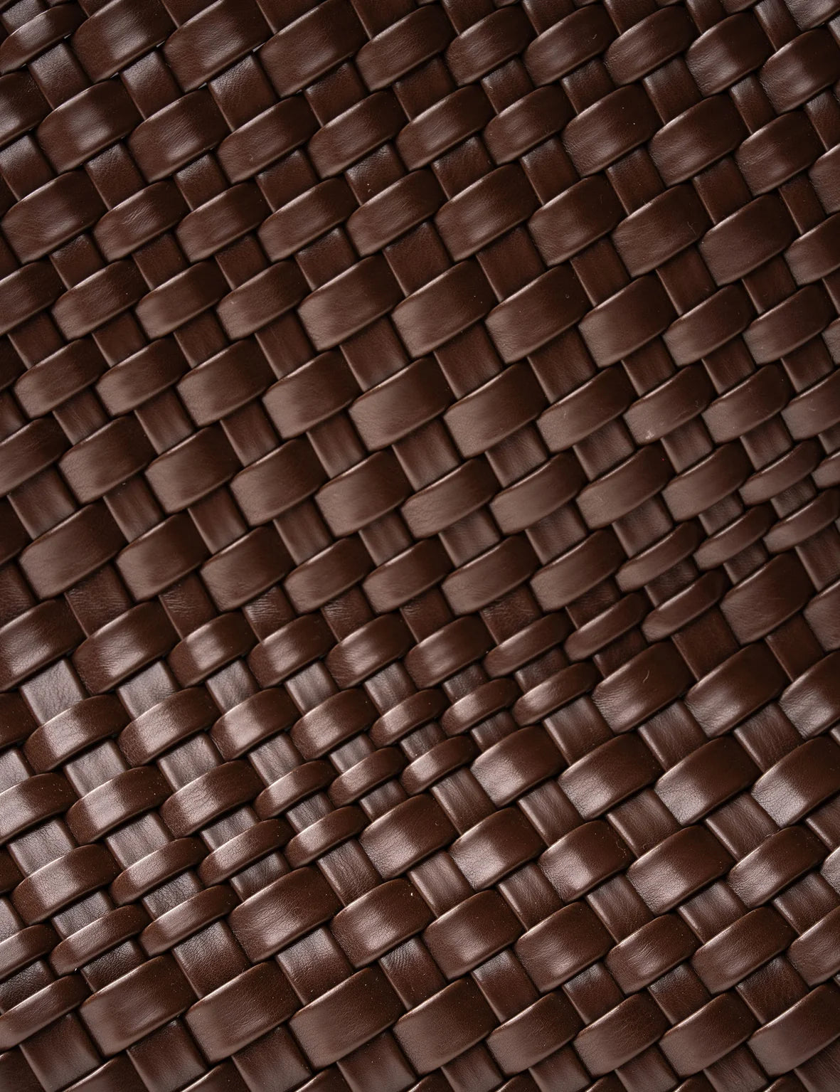 WOVEN TOTE BAG in Brown by La Tribe
