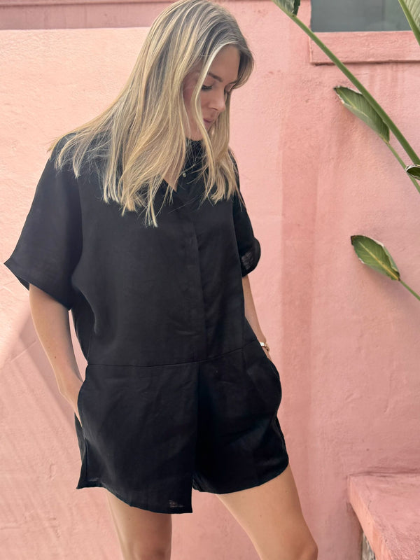 DEL RIO PLAYSUIT | Black