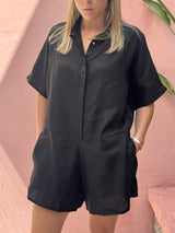 DEL RIO PLAYSUIT | Black