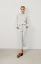 YPAWOOD LONG SLEEVE TEE ypa02b | Heather Grey - Darling & Domain
