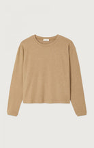 YPAWOOD LONG SLEEVE TEE YPA02B in Macchiato Melange by American Vintage