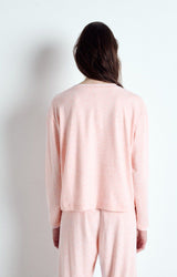 Ypawood Long Sleeve Tee in YPA02B in Glazing Melange