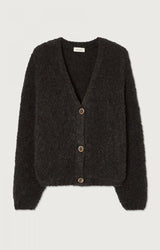 CARDIGAN ZOLLY in Charcoal Melange by American Vintage