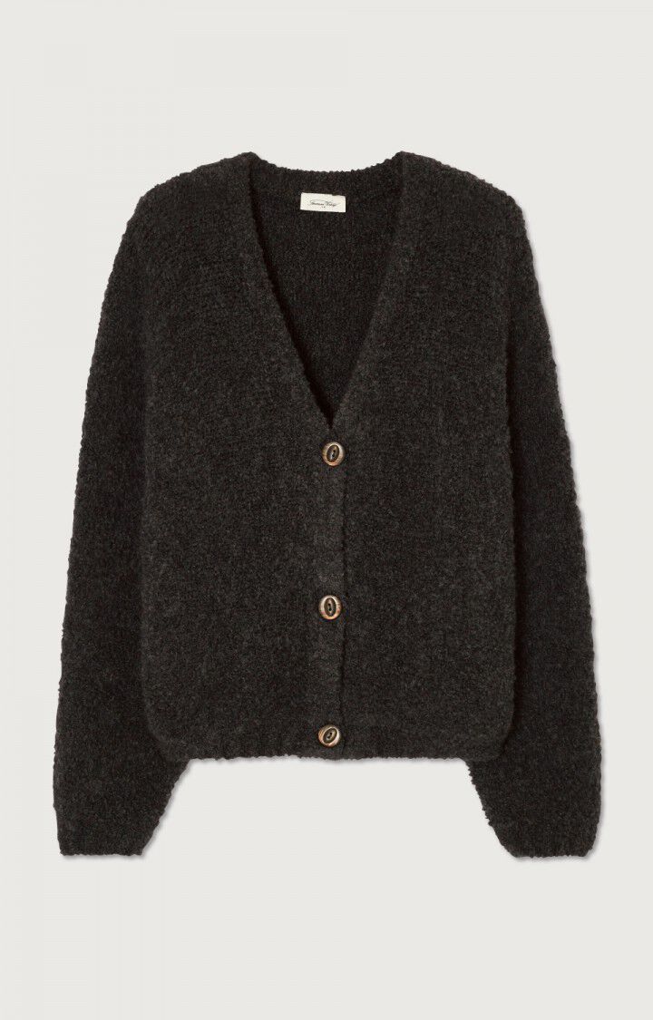 CARDIGAN ZOLLY in Charcoal Melange by American Vintage