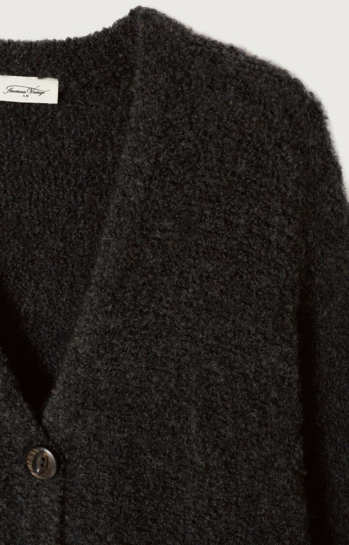 CARDIGAN ZOLLY in Charcoal Melange by American Vintage