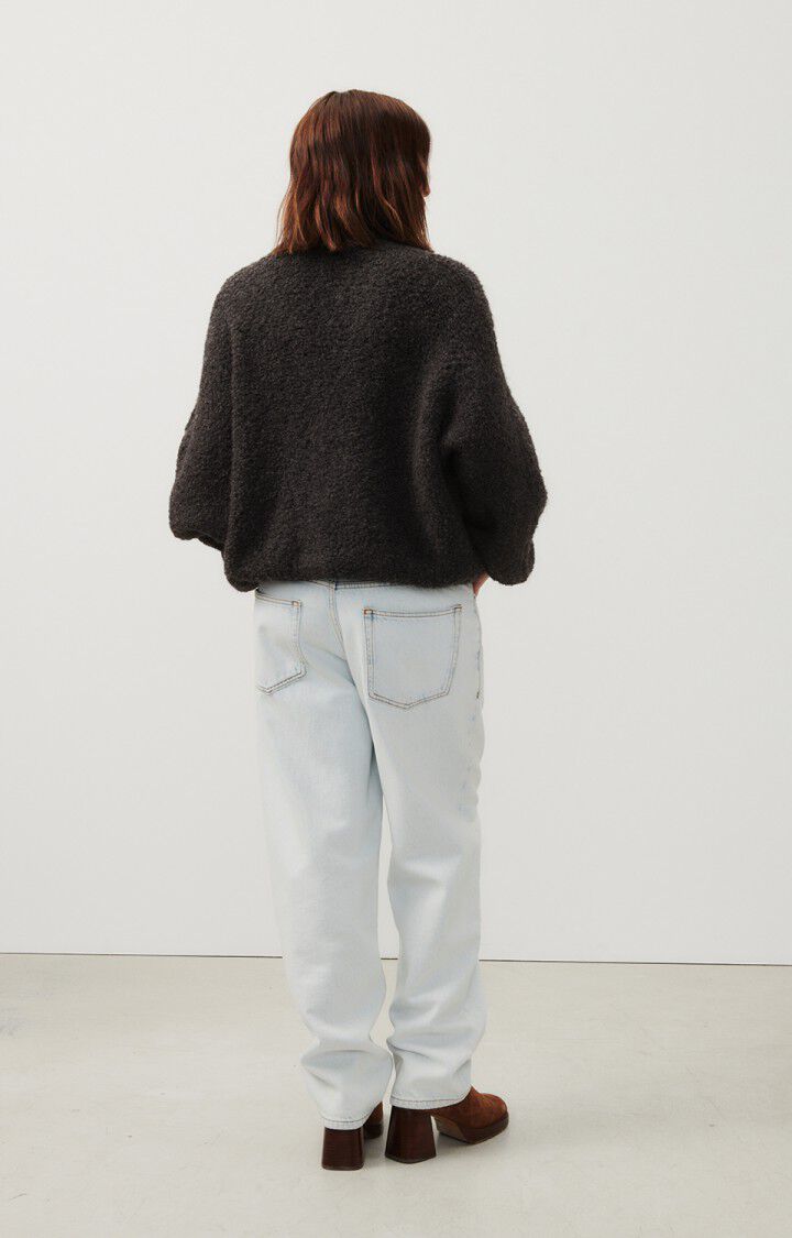 CARDIGAN ZOLLY in Charcoal Melange by American Vintage