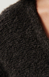 CARDIGAN ZOLLY in Charcoal Melange by American Vintage