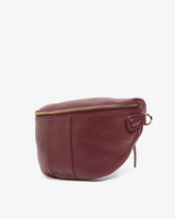 ZARA SLING BAG in Burgundy Pebble by ARLINGTON MILNE