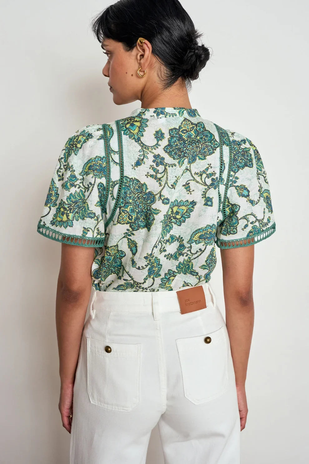 CHARM TOP in Garden Paisley from Zoe Kratzmann