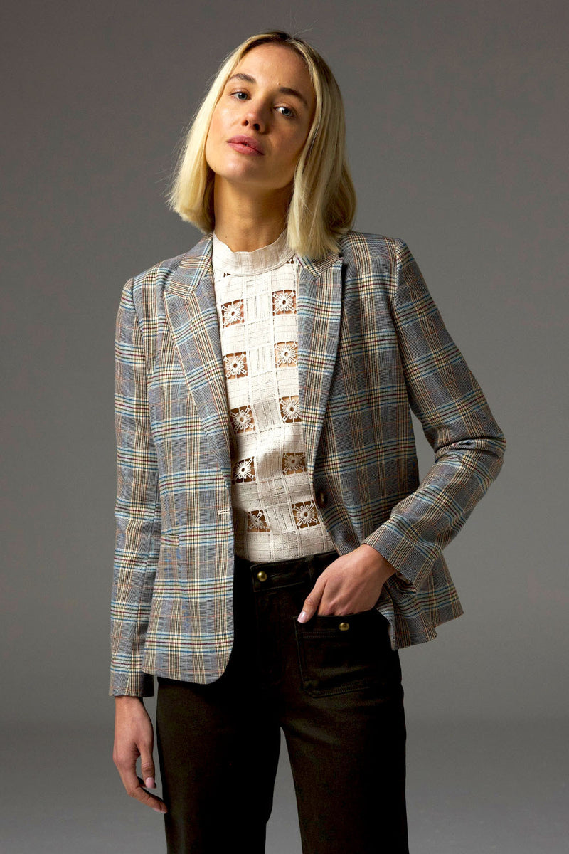 POISE JACKET | Multi Check