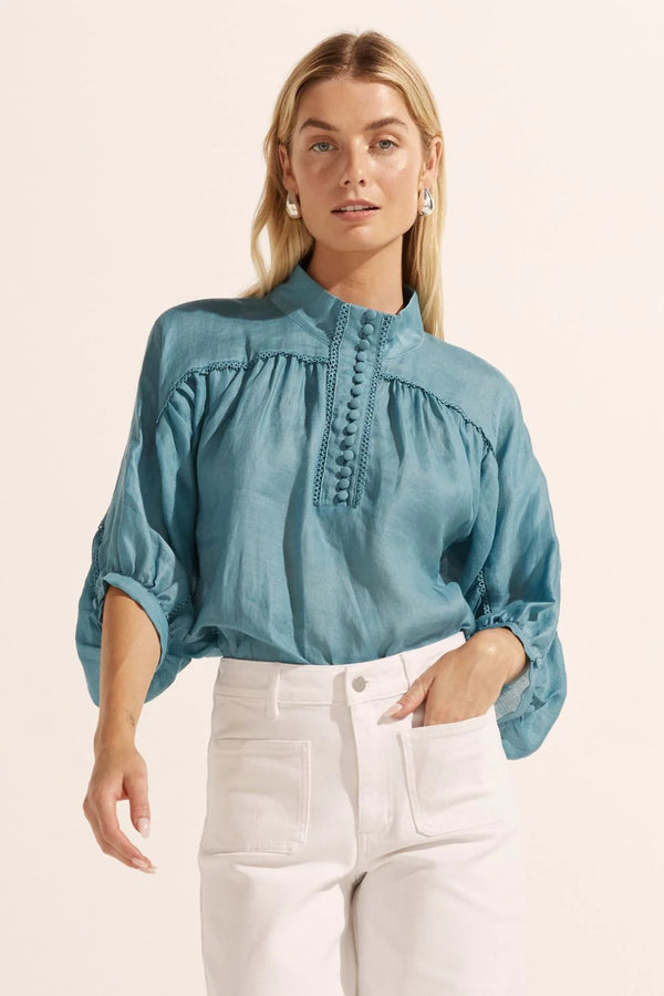 ADAGE TOP in Seablue from Zoe Kratzmann