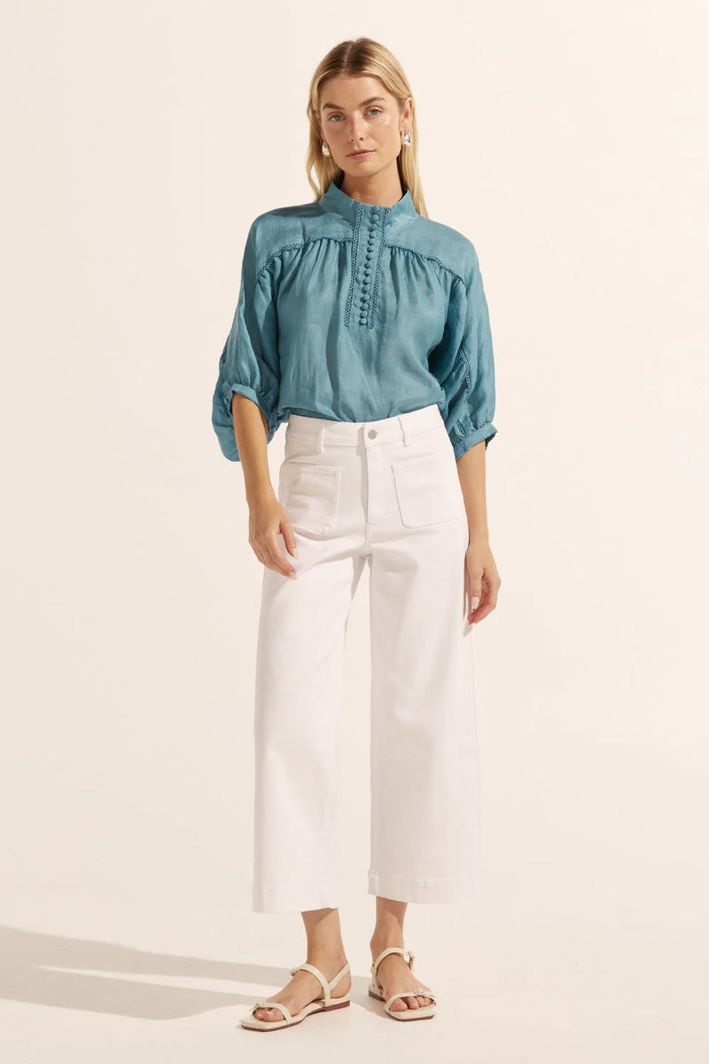 ADAGE TOP in Seablue from Zoe Kratzmann