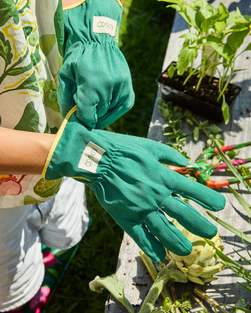 GARDEN SECATEURS + GLOVES SET | Follow The Sun Yellow