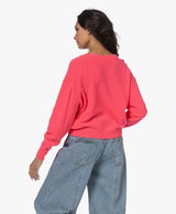 RAX18A V NECK in Fluroescent Hortensia by American Vintage