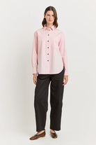 RELAXED COTTON SHIRT in Pale Pink by Toorallie at Darling & Domain