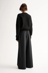 ABIGAIL KNIT CARDIGAIN | Black