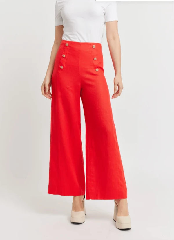 Alessandra ATLAS PANT in Rouge