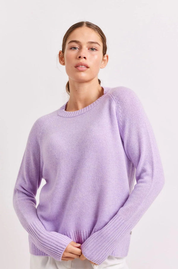 FIFI CREW SWEATER in Lavender from Alessandra