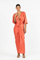 ALEX KIMONO MAXI in Clay by One Fell Swoop