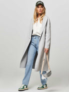 AMERICAN VINTAGE COAT DADO17HC in Polar Melange