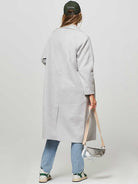 AMERICAN VINTAGE COAT DADO17HC in Polar Melange