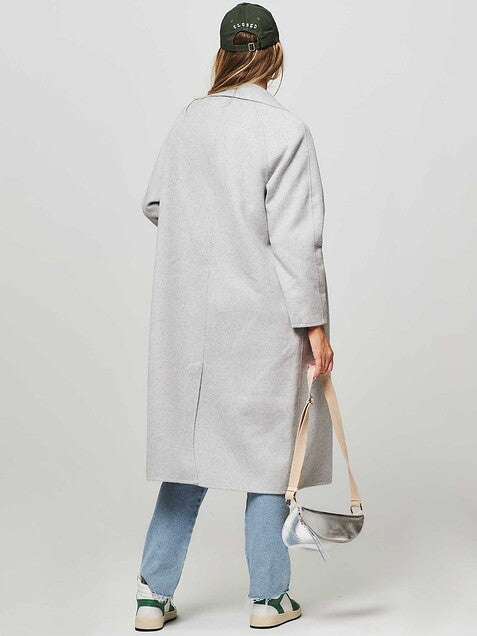 AMERICAN VINTAGE COAT DADO17HC in Polar Melange