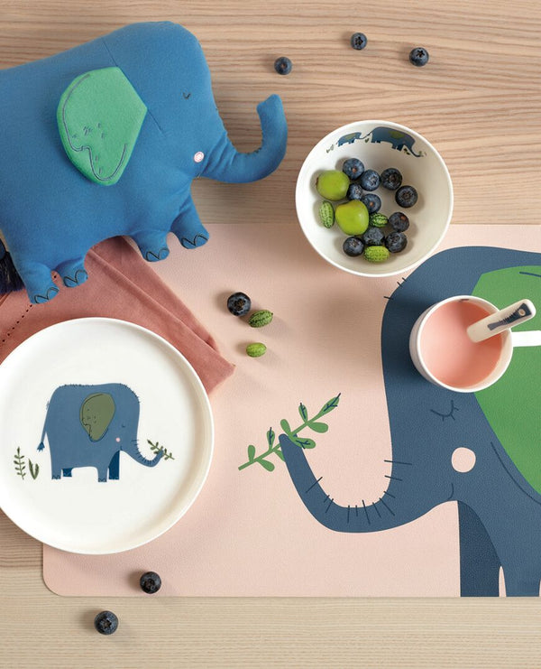 KIDS TABLEWARE SET | Emma Elephant by Papaya Homewares