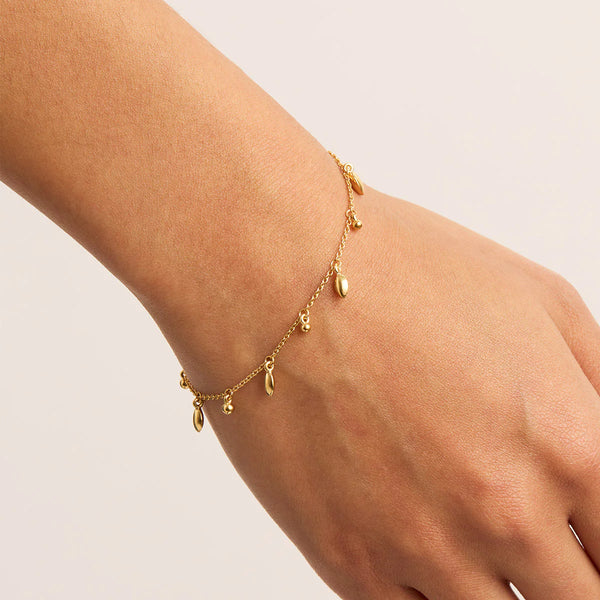 LIVE IN GRACE BRACELET in Gold from By Charlotte