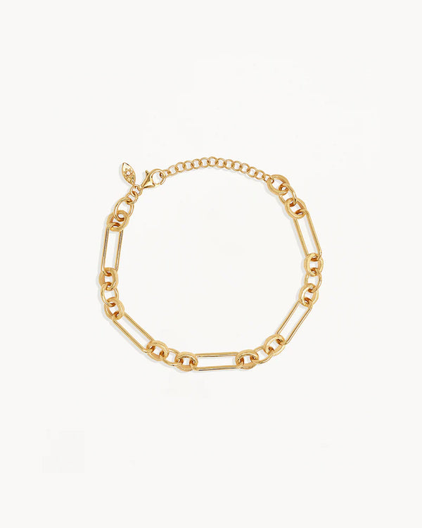 SHEILD BRACELET in Gold from By Charlotte