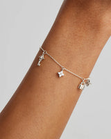 LOVE UNLOCKED CHARM BRACELET in Sterling Silver from By Charlotte